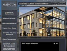 Tablet Screenshot of mangumdesignbuild.com